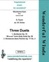 DF001a Three Duets - Fauré, G. (PDF DOWNLOAD)