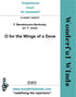 CLM010 O for the Wings of a Dove - Mendelssohn-Bartholdy, F. (PDF DOWNLOAD)