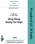 SXX006 Ding Dong Saxily On High - Trad. /Pugh (PDF DOWNLOAD)