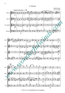 WBF002 Masques et Bergamasques  - Fauré, G. (PDF DOWNLOAD)