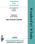 WBTR004 Two French Carols - French Traditional (PDF DOWNLOAD)