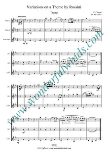 C002 Variations On A Theme By Rossini - Chopin, F.
