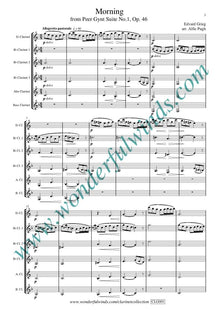 CLG001 Morning (Peer Gynt) - Grieg, E. (PDF DOWNLOAD)