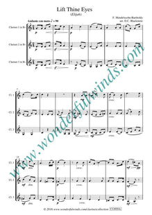CLM004a Lift Thine Eyes - Mendelssohn, F.