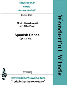 CLM008a Spanish Dance Op. 12, No. 1  - Moszkowski, M. Cover