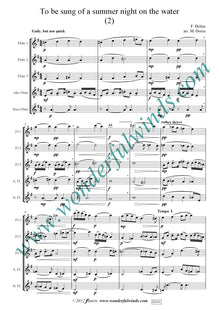 D006 To Be Sung Of A Summer Night On The Water (2) - Delius, F.