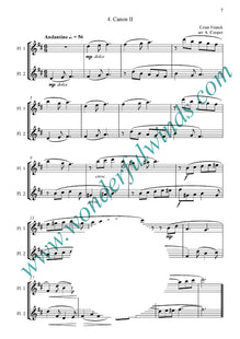 DF002c  - 4 Pièces Brèves - Franck, C.