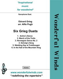 CLG002 Six Grieg Duets cover