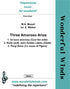 DM002 Three Amoroso Arias - Mozart, W.A. (PDF DOWNLOAD)