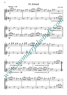 DP001b Around the World in 20 Flute Duets - Pugh, A. PLAY-ALONG VIDEOS