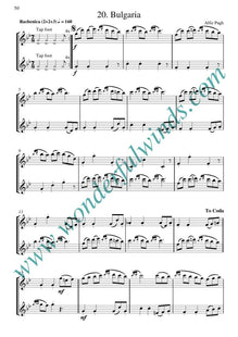 DP001b Around the World in 20 Flute Duets - Pugh, A. PLAY-ALONG VIDEOS