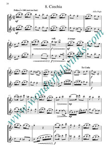 DP001b Around the World in 20 Flute Duets - Pugh, A. PLAY-ALONG VIDEOS