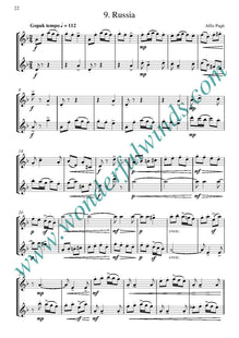 DP001b Around the World in 20 Flute Duets - Pugh, A. PLAY-ALONG VIDEOS