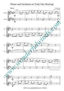 DTR001b Theme and Variations on 'Early One Morning' - Traditional. PLAY-ALONG VIDEOS