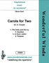 DX001 Carols for Two - Traditional. PLAY-ALONG VIDEOS