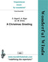 E003 A Christmas Greeting - Elgar, E./Elgar, C.A. (PDF DOWNLOAD)