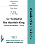 G005 In The Hall Of The Mountain King - Grieg, E. (PDF DOWNLOAD)