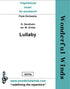 G010a Lullaby - Gershwin, G.