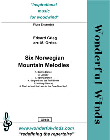 G014a Six Norwegian Mountain Melodies - Grieg, E. cover