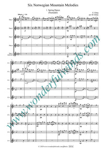 G014a Six Norwegian Mountain Melodies - Grieg, E. sample 1