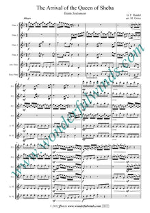 H005 THE ARRIVAL OF THE QUEEN OF SHEBA - Handel, G.F.