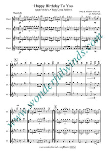 H007a Happy Birthday To You - Hill, M & P. /Trad