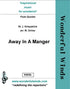 K003b Away in a Manger - Kirkpatrick, W. (PDF DOWNLOAD)