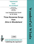 LC001 Three Nonsense Songs From Alice In Wonderland - Lehmann, L./Carroll, L. (PDF DOWNLOAD)