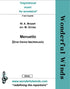 M002c Menuetto - Mozart, W.A. (PDF DOWNLOAD)