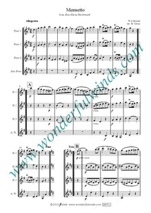 M002c Menuetto - Mozart, W.A.