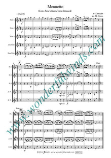 M002cj Menuetto - Mozart, W.A.