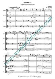 M016a Intermezzo from Cavalleria Rusticana - Mascagni, P. (PDF DOWNLOAD)