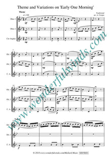 MMTR001 Theme and Variations on 'Early One Morning' - Traditional