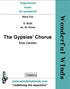 PXB007a The Gypsies' Chorus (Carmen) - Bizet, G. (PDF DOWNLOAD)