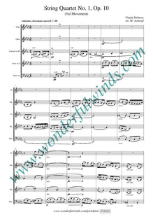 PXD002 String Quartet No. 1, Op. 10 (3rd mvt.) - Debussy, C.