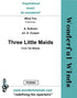 PXS002 Three Little Maids (The Mikado) - Sullivan, A. (PDF DOWNLOAD)