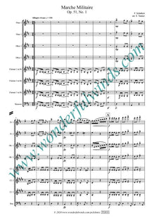 PXS010 Marche Militaire Op. 51, No. 1 - Schubert, F. sample 1