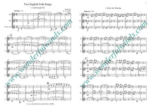 PXT001 Two English Folk Songs - Traditional