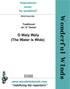 PXTR002 O Waly Waly (The Water is Wide) - Traditional (PDF DOWNLOAD)