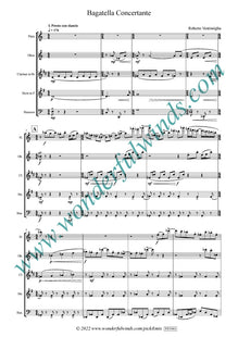 PXV001 Bagatella Concertante - Ventimiglia, R. (PDF DOWNLOAD)