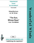 S004 The Sun, Whose Rays - Sullivan, A./Gilbert, W.S. (PDF DOWNLOAD)