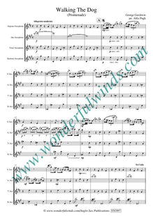 SXG007 Walking the Dog (Promenade) - Gershwin, G.