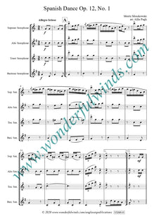 SXM010 Spanish Dance Op. 12, No. 1  - Moszkowski, M. sample