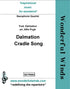 SXTR003 Dalmation Cradle Song - Traditional (PDF DOWNLOAD)