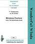 T001 Miniature Overture - Tchaikovsky, P. (PDF DOWNLOAD)