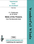 T006a Waltz Of The Flowers - Tchaikovsky, P. (PDF DOWNLOAD)