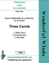 TR005 Three Carols - Czech Traditional/B. de La Monnoye (PDF DOWNLOAD)