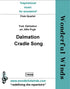 TR006 Dalmation Cradle Song - Traditional (PDF DOWNLOAD)