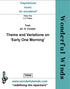 TR008 Theme And Variations On 'Early One Morning' - Traditional