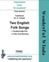TR009b Two English Folk Songs - Traditional (PDF DOWNLOAD)